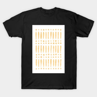 Yellow line pattern T-Shirt